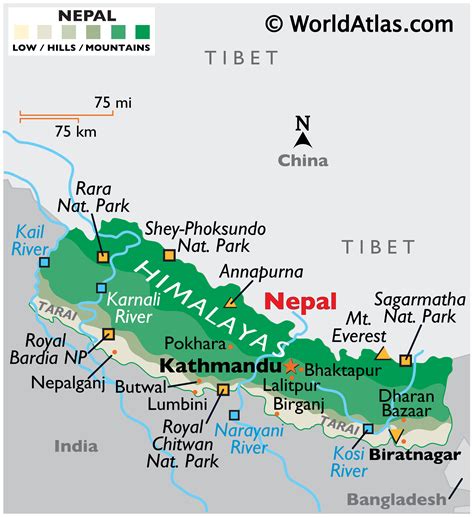 History of MAP: Where Is Nepal On The World Map